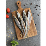 Корюшка с икрой, сушено-вяленая, 100 г (Smelt with caviar, medium well dried, 100 g)