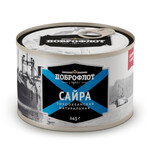 Сайра тихоокеанская натуральная «Доброфлот», 245 г / Pacific saury natural 