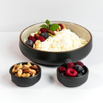 Домашний творог со сметаной, ягодами и орехами / Cottage cheese with sour Cream & Fruits