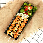 Креветки-гриль на шпажках / Grilled Shrimp Skewers