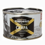 Pacific saury natural with oil 