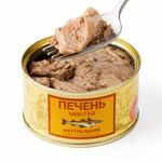 Печень минтая «камчаттралфлот», 185 г / Kamchatka Pollock Liver 
